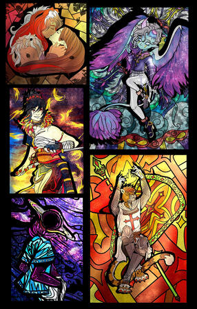 Exemple stained glass art